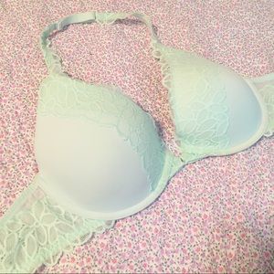 Mint Aerie Halter Bra